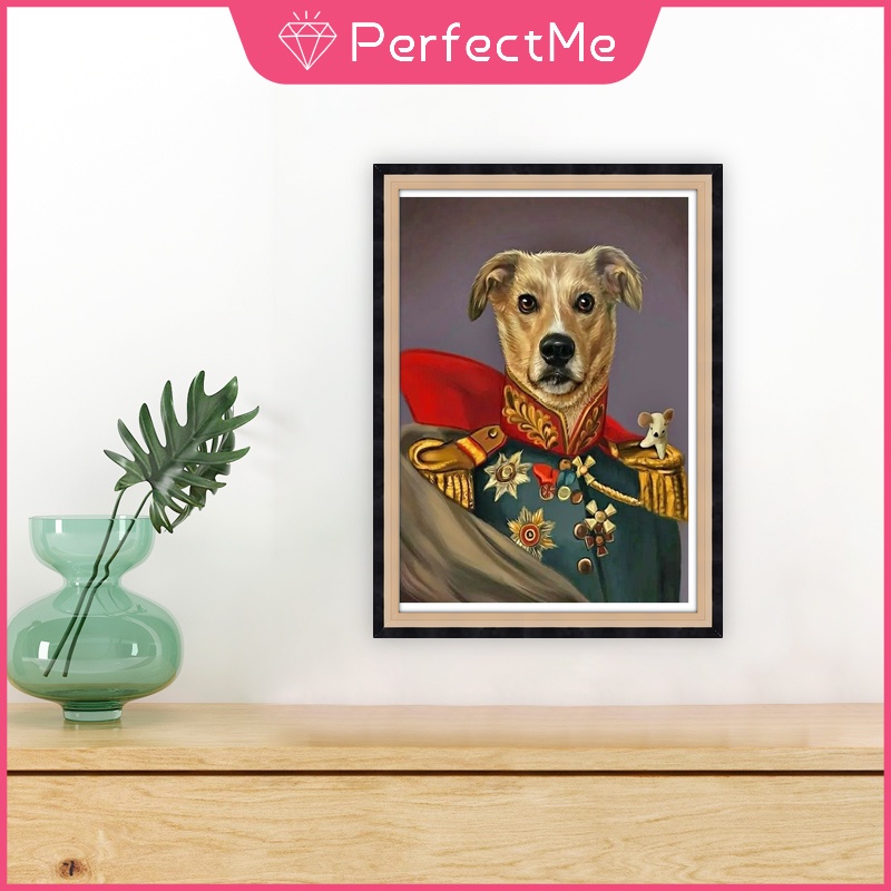 Bộ tranh đính đá 5D tự làm hình thú cưng 40×30cm