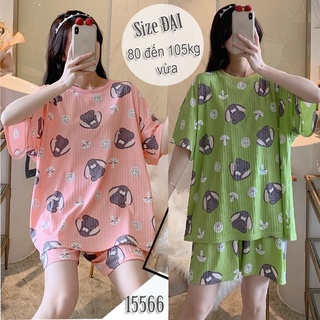 Đồ bộ short big size họa tiết dễ thương ss-dai 15565