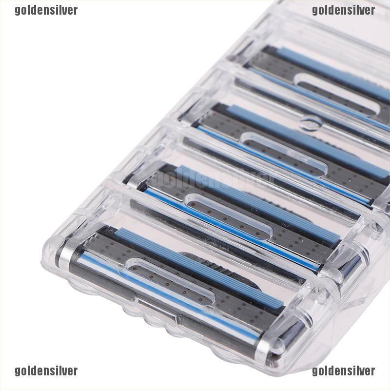 Set 4 Lưỡi Dao Cạo 3 Lớp Chuyên Dụng Cho Máy Cạo Râu Gillette Fusion