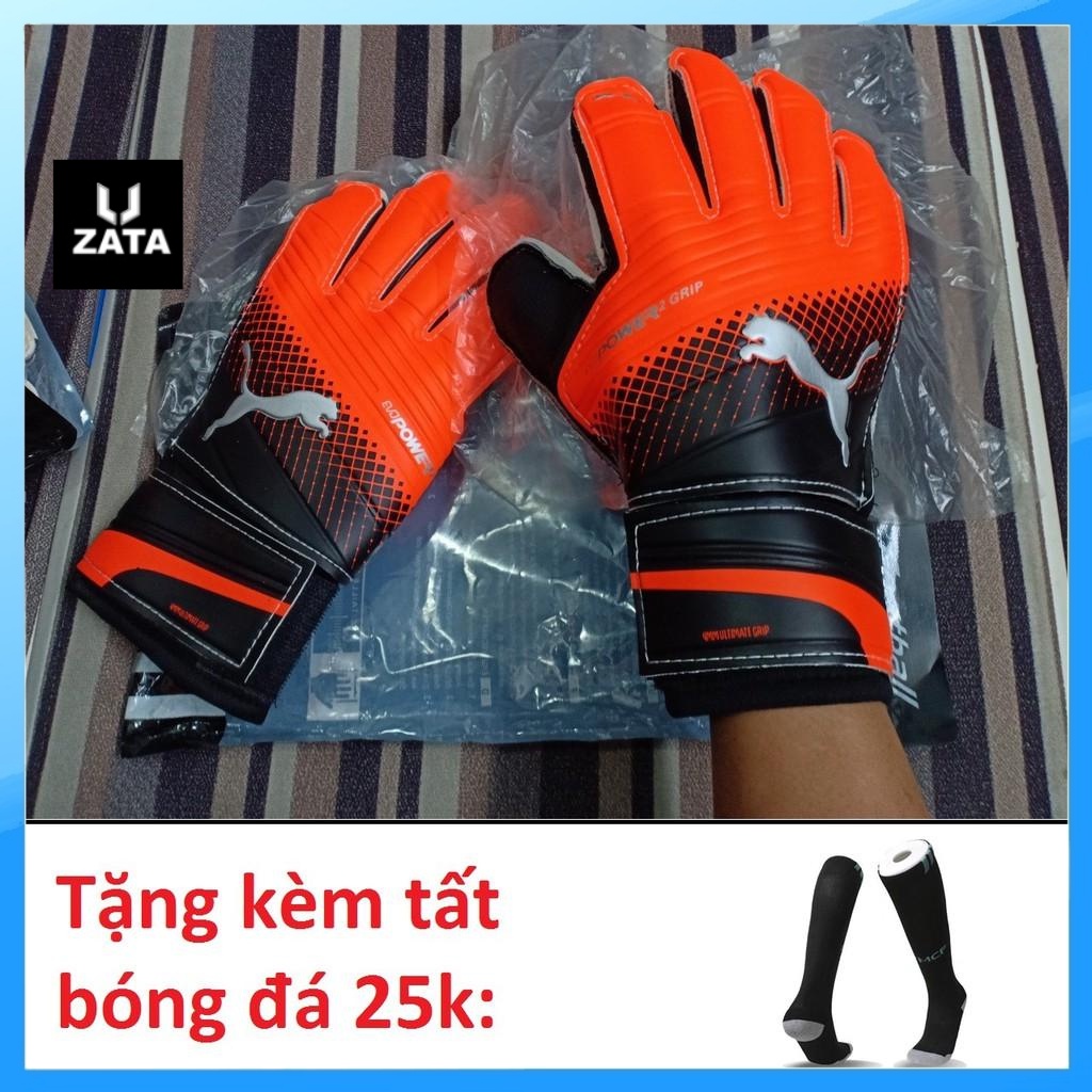 Găng tay thủ môn ⚡ FREE SHIP ⚡ Găng tay thủ môn Có Xương chống lật màu cam cao cấp