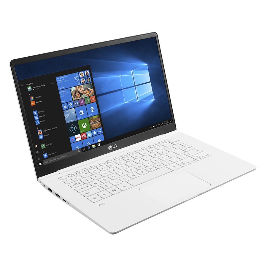 Laptop LG Gram 2018 14ZD980-G AX52A5 Core i5-8250U / Free Dos (14 inch) – White – Hàng Chính Hãng | BigBuy360 - bigbuy360.vn