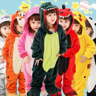 Đồ ngủ liền thân thiết kế hình thú hoạt hình dễ thương cho bé gái và bé trai
