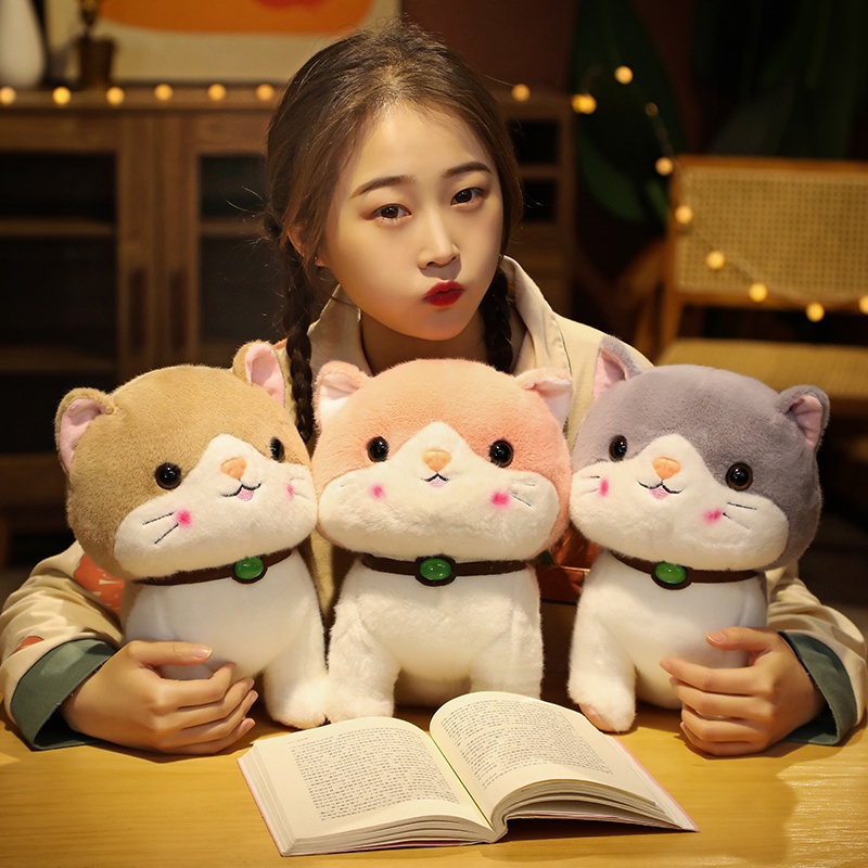❤Đồ chơi nhồi bông Hình Chó Mèo Hoạt Hình Dễ Thương 25/30cm