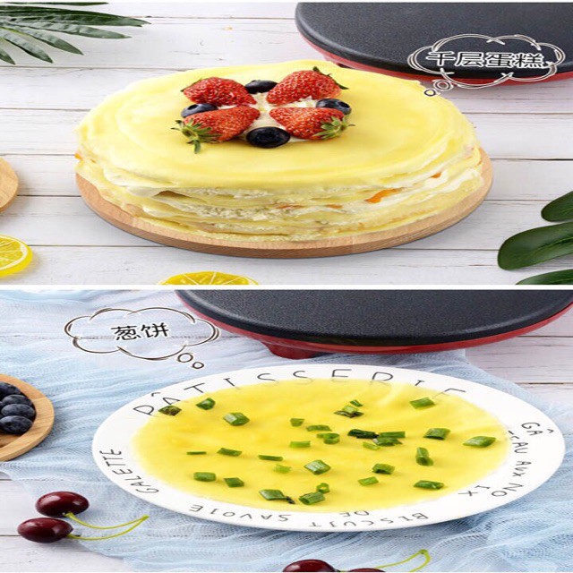 [hình ảnh thật] máy làm bánh tráng, bánh pancake, bánh crepe