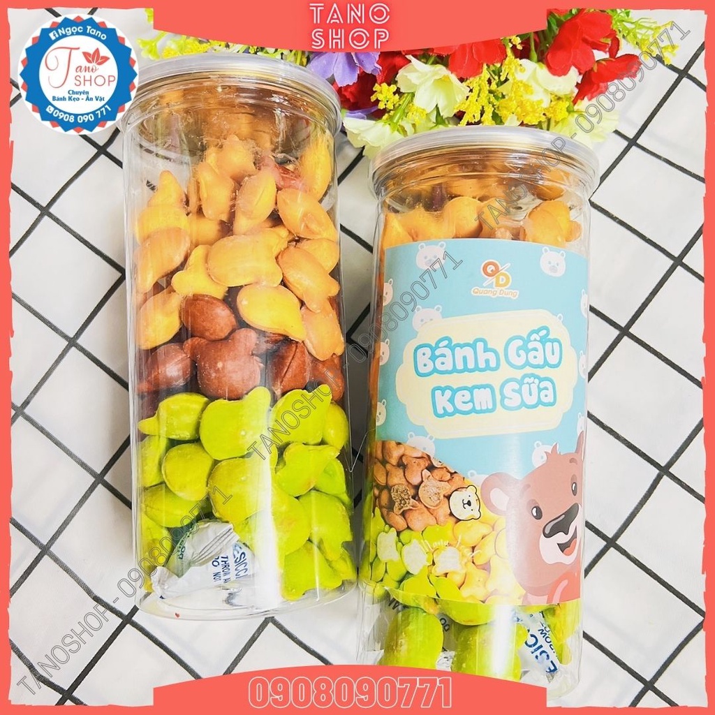 Bánh gấu mix 3 vị - hũ pet 400g