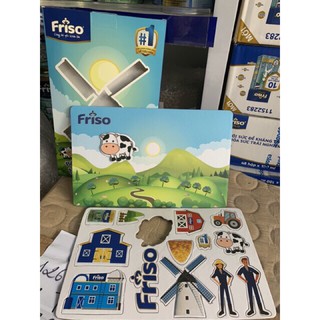 Bộ đồ chơi ghép hình nam châm nông trại friso