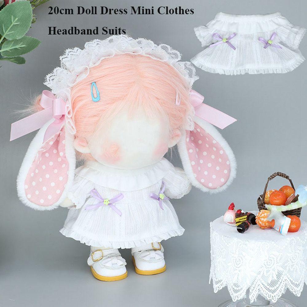 Băng Đô Cotton 20cm Họa Tiết Cầu Vồng Dễ Thương Dành Cho Búp Bê