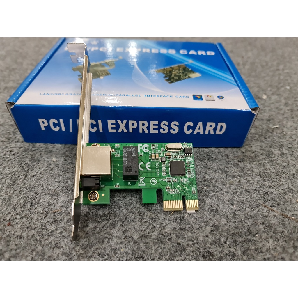 Card mạng lan H61, H81, H110,Card PCI Express to Lan main H61 trở lên .Bảo hành 6 tháng