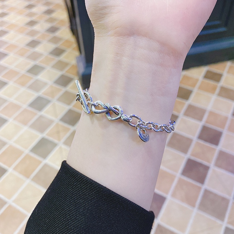 Vòng tay RINHOO mạ bạc 925 mặt thánh giá thời trang cho nam 2021