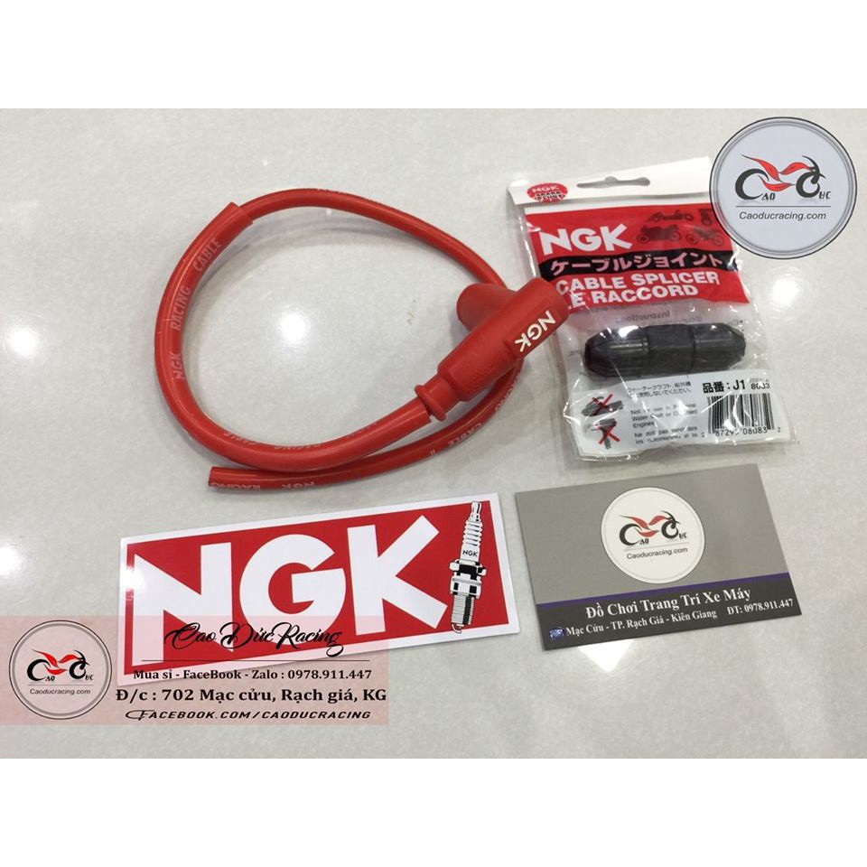 SIÊU RẺ - Dây tăng áp NGK lõi than - giúp tăng khả năng đánh lửa cho buzi - chính hãng