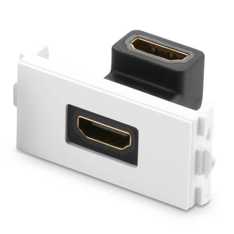 Đế HDMI góc 90 âm tường - Socket Outlet UGREEN MM113 20318 - Hàng Chính Hãng