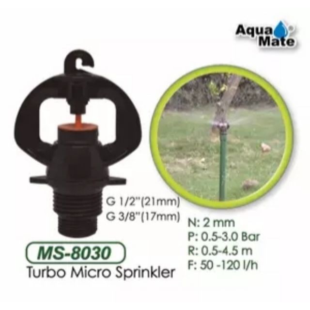 10 Béc Phun Mưa Tưới Cây, Tưới Rau Cao Cấp Nhập Khẩu Malaysia, Đài Loan