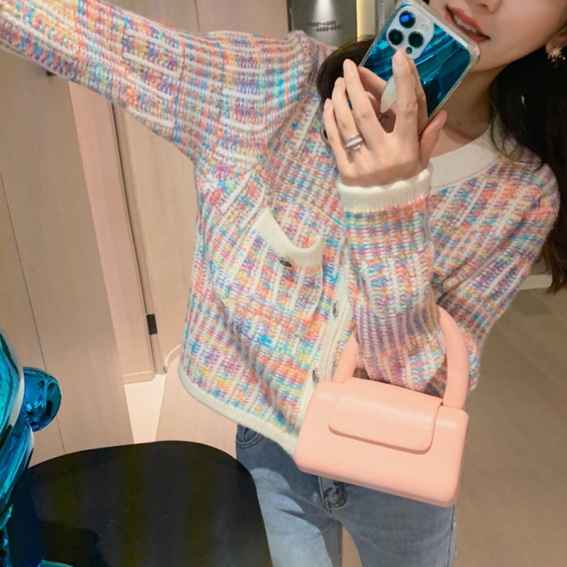 Áo khoác cardigan dệt kim thời trang mùa thu cho nữ