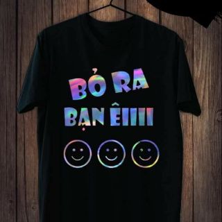 Áo thun decal phản quang 7 màu bỏ ra bạn ê!!!
