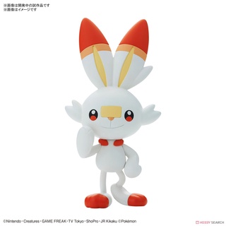 Mô hình lắp ráp Pokemon Plastic Model Collection Quick!! 05 Scorbunny (Plastic model)