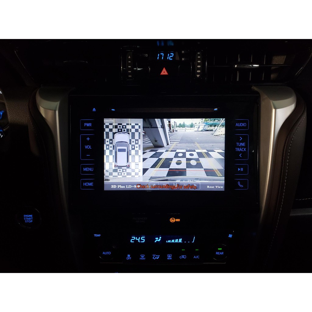 Camera hành trình 360 cao cấp chuẩn AHD dành cho tất cả các loại xe ô tô có màn hình hiển thị