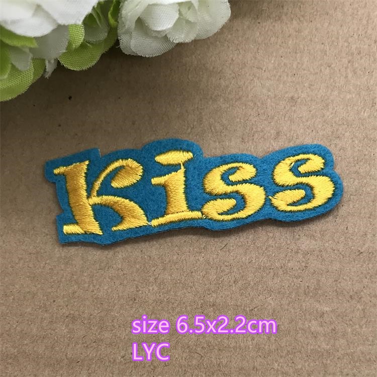 Miếng Dán Ủi Quần Áo Hình Chữ love girl / Số / Vương Miện Thêu Chữ Tiếng Anh diy Có Thể Ủi Được