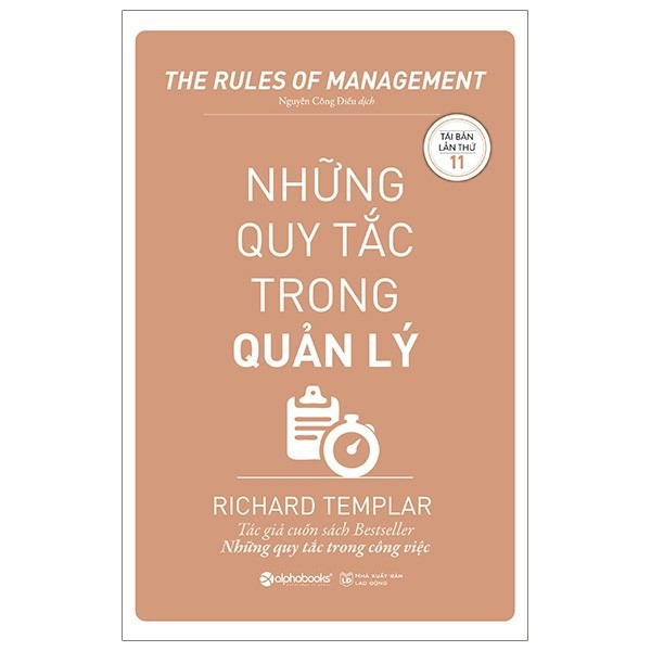 Sách - Những quy tắc trong quản lý (Tái bản 2019)