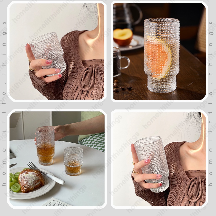 Ly thủy tinh cốc thủy tinh uống nước &amp; cà phê sang trọng