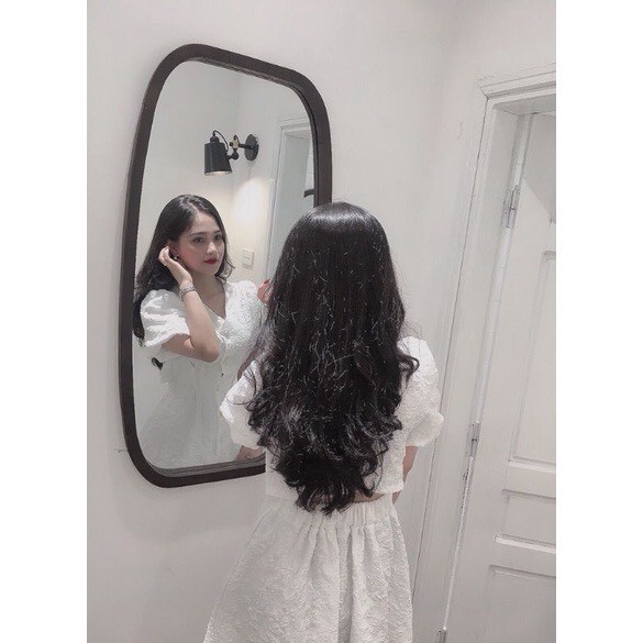 Đầm dạo phố vải gấm xốp phối nút hở eo cute - Wani Dress | BigBuy360 - bigbuy360.vn