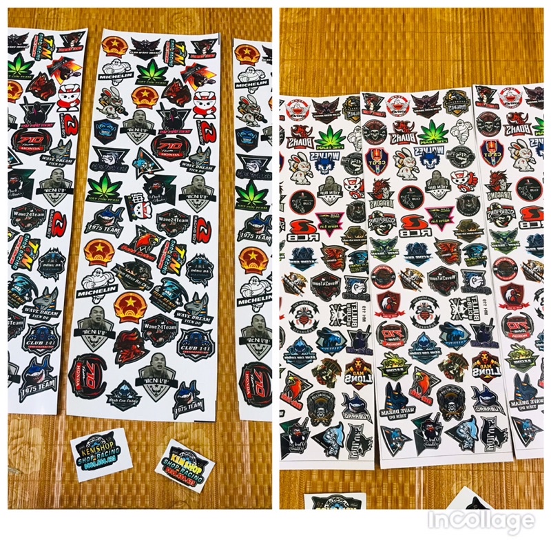 [Mã 11LSSALE giảm 100% đơn 50k] [ Giá 1 Bảng ] Tem Clup, Tem cảnh báo, Tem doremonn, Tem chế ....