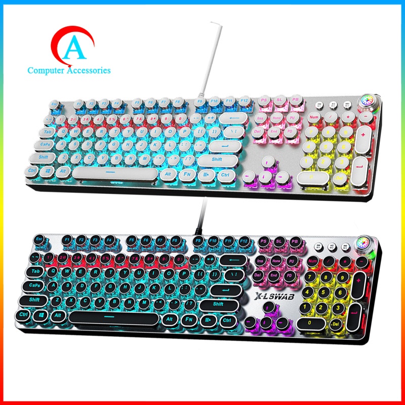 Bàn Phím Gaming 104 Phím Có Đèn Nền Cho Laptop