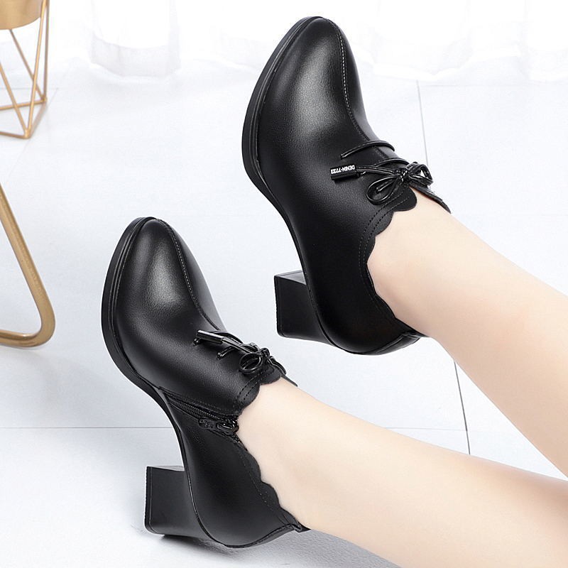 Giày Ống Cao Gót Thời Trang Xuân Thu 2020 Cho Nữ