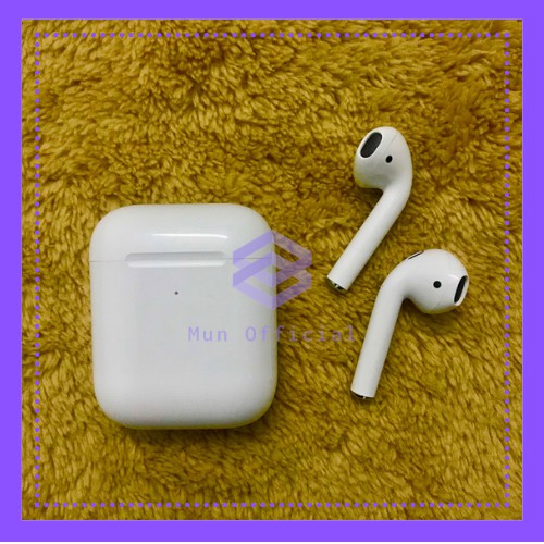 Tai nghe bluetooth airpods 2 vi trình 3a mới nhất, định vị, đổi tên, sạc không dây (BH 1 ĐỔI 1 )