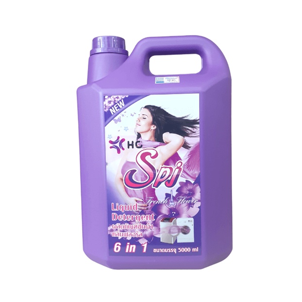 Nước giặt xả HC SPJ 5L 6 in 1 Thái Lan với 6 mùi hương và tính năng đặc biệt thoải mái lựa chọn
