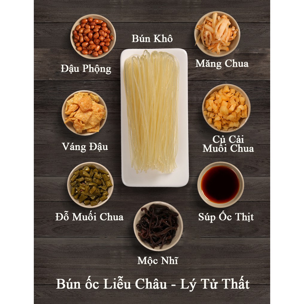 Bún Ốc Liễu Châu Gói To 305gr