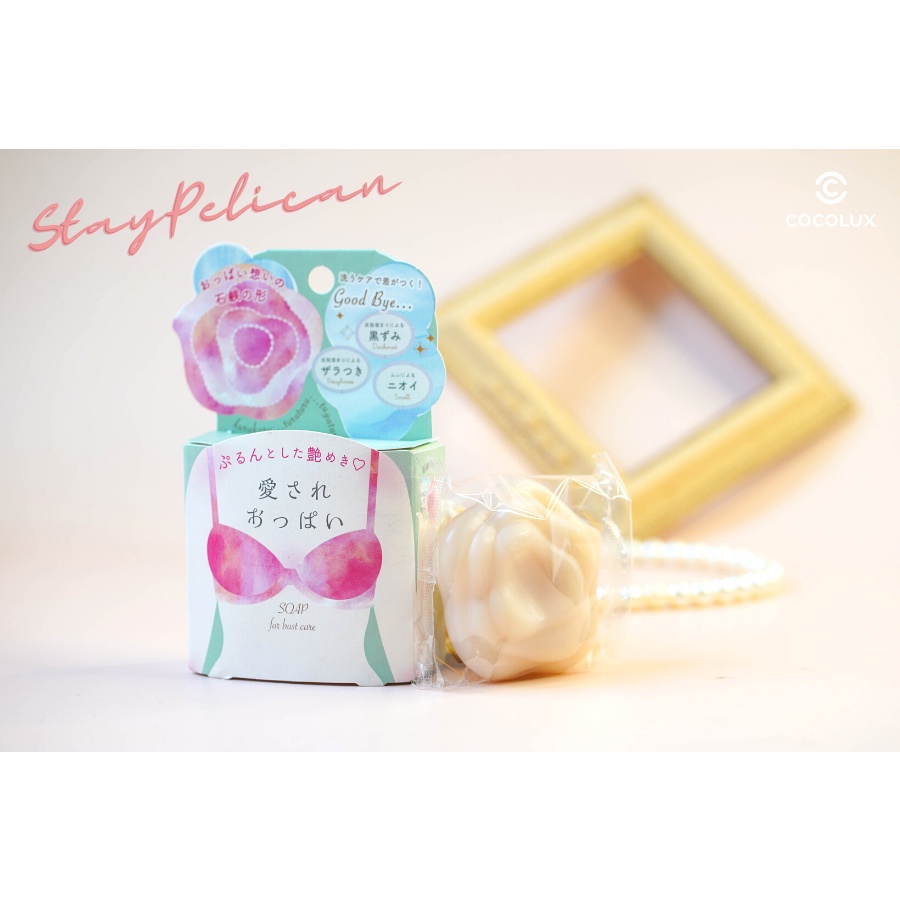 Xà Phòng Dưỡng Da Làm Hồng Nhũ Hoa Lovely Boobs Care Soap Pelican 80g [COCOLUX]