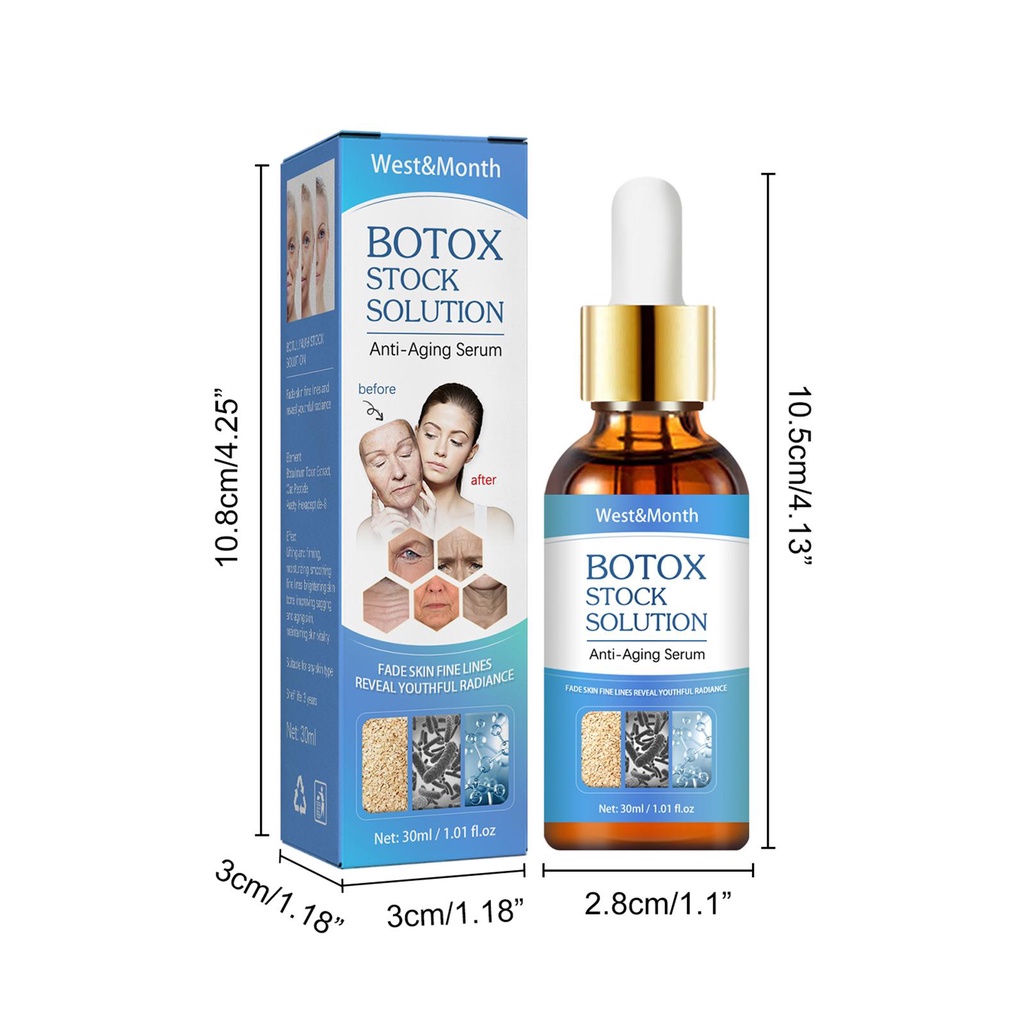 Serum Botox 30ml Chống Lão Hóa Và Nếp Nhăn Giúp Da Săn Chắc Trắng Sáng