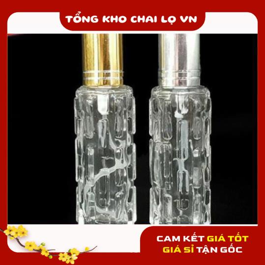 Lọ Chiết Nước Hoa ❤ SIÊU RẺ ❤ Chai lọ chiết nước hoa khổ qua 10ml,15ml đựng dầu thơm , phụ kiện du lịch