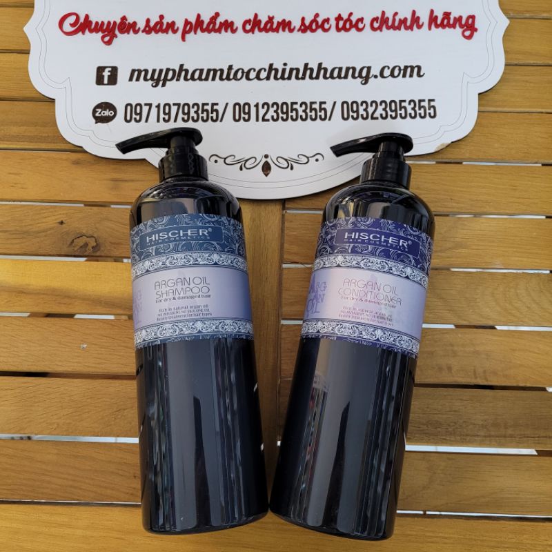 DẦU GỘI XẢ HISCHER ARGAN OIL 1000ml