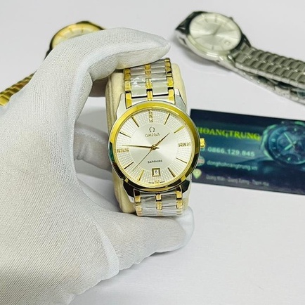 Đồng Hồ 0mega-802M Nam 38mm, Máy Nhật, Kính Sapphire