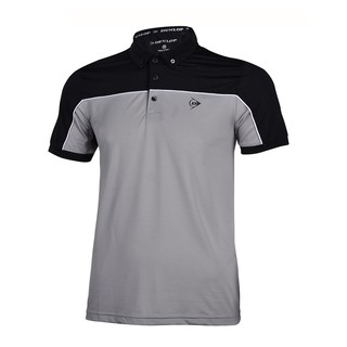 Áo tennis nam dunlop - dates9054-1c-gy hàng chính hãng thương hiệu từ anh quốc