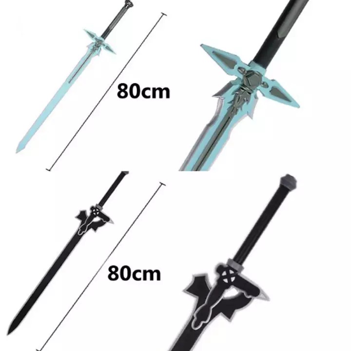 Bán buôn năm phong cách 80cm skysword Sword Art trực tuyến sao kirigaya kazuto elacidator/đại lý bóng tối 1: 1 chế độ Bọ