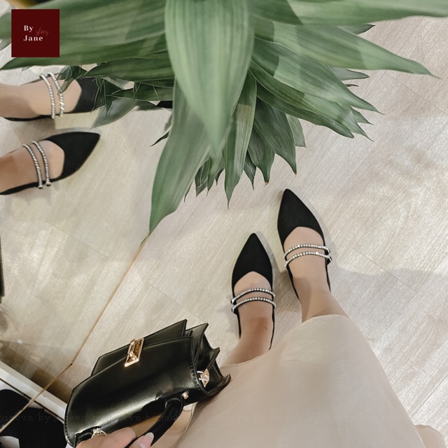 Giày bệt quai đá Fleur - shoes By Jane