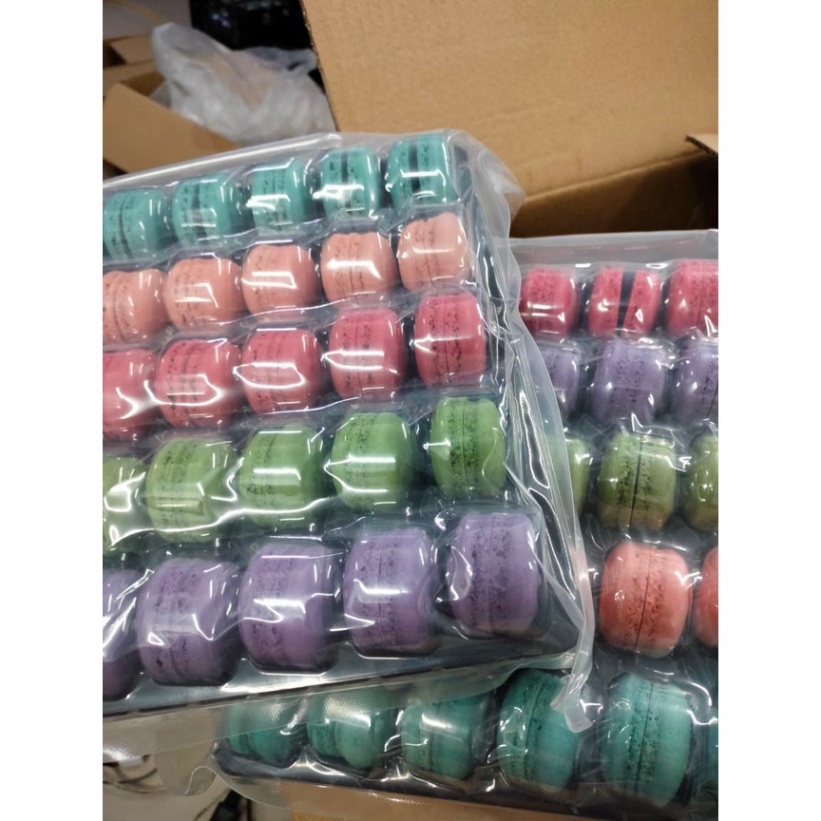 đồ trang trí làm bánh kem [FREESHIP❤️] Vỉ 30 chiếc bánh macaron siêu ngon