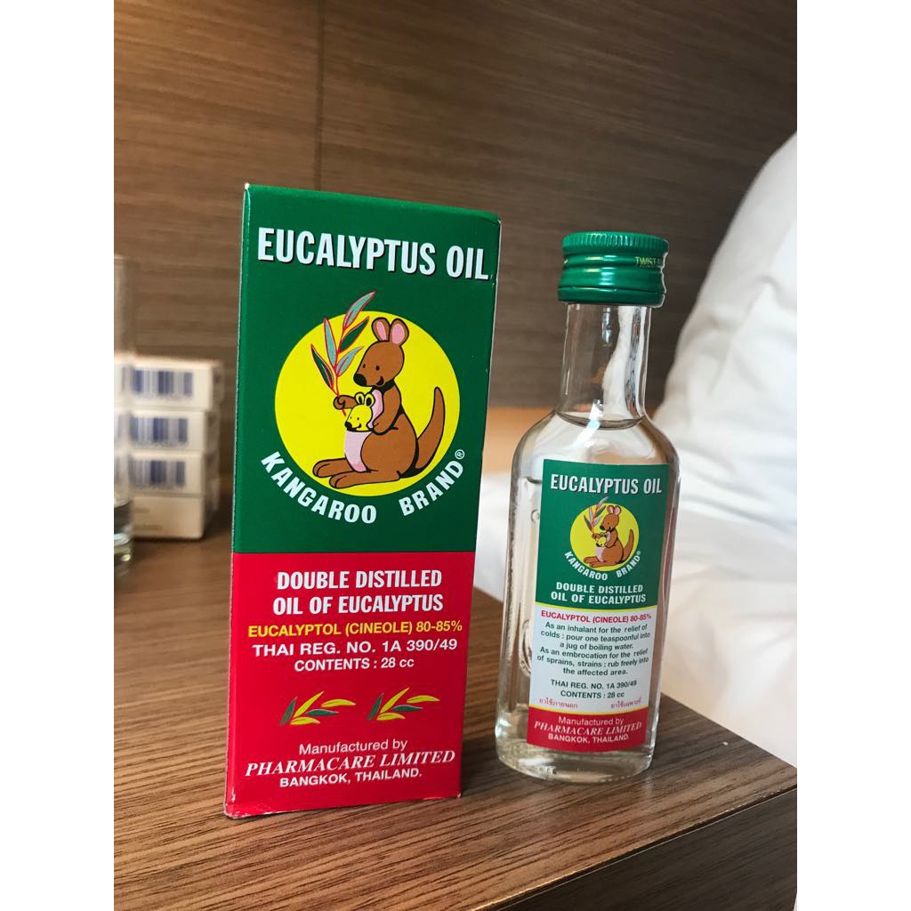 Dầu khuynh diệp Eucalyptus Oil Kangaroo Brand 28ml