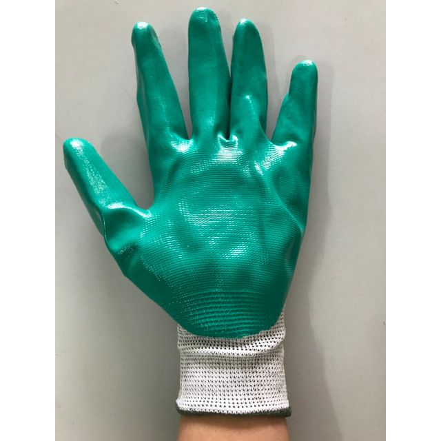 Găng tay phủ cao su 388, chống cắt,chịu ma sát