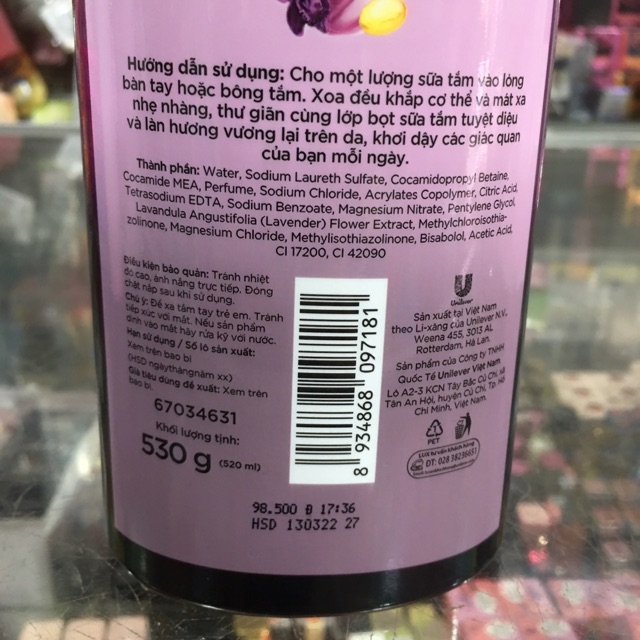 Sữa tắm nước hoa Lux Magical Spell Quyến Rũ Nồng Nàn chai 530g (520ml) | BigBuy360 - bigbuy360.vn