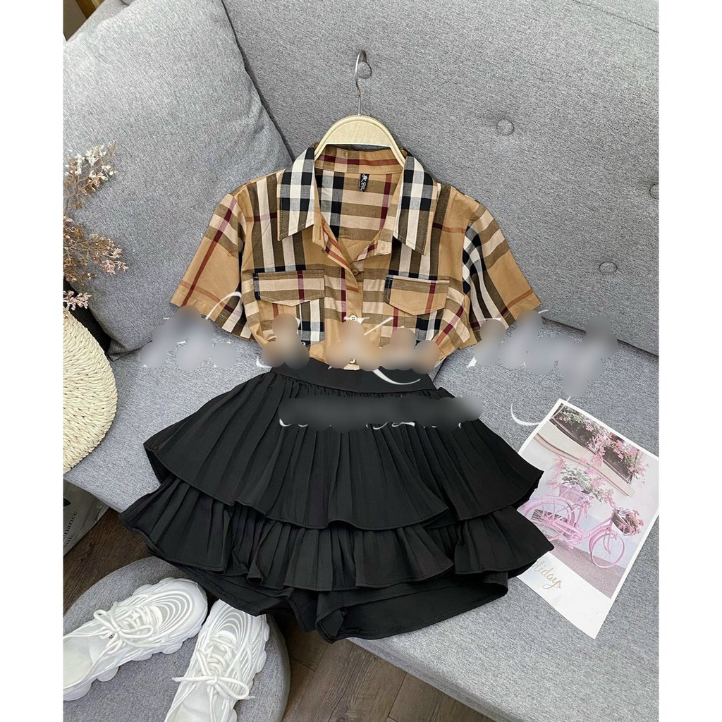 áo sơ mi carro nắp túi cực hot hit ảnh chụp thật