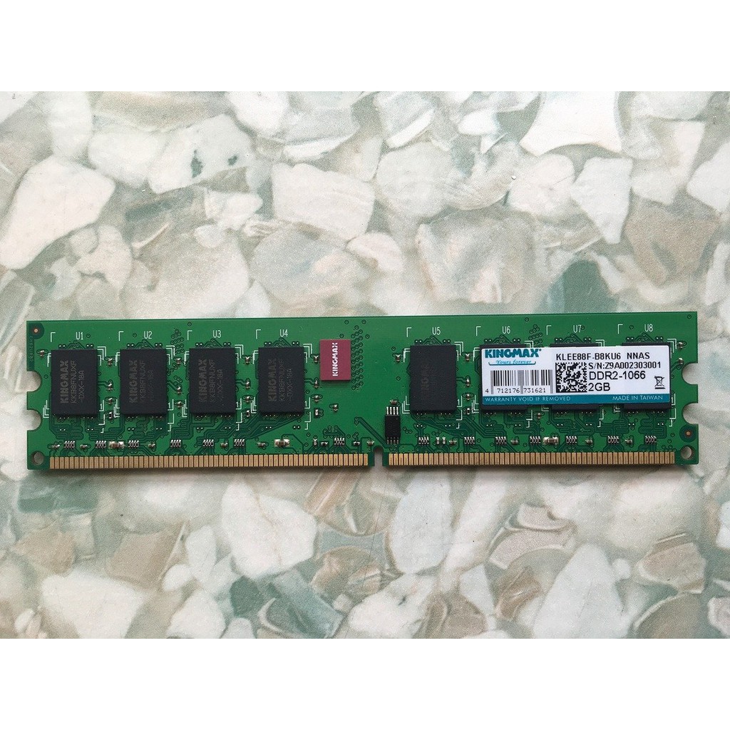 Kingmax - DDR2 - 2GB - bus 1066MHz - PC2 8500 (Cũ)