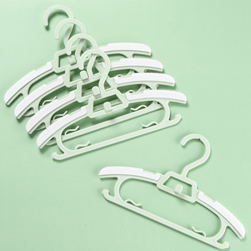 Set 5 Móc Treo Quần Áo Trẻ Em Có Thể Thu Gọn Tiện Dụng