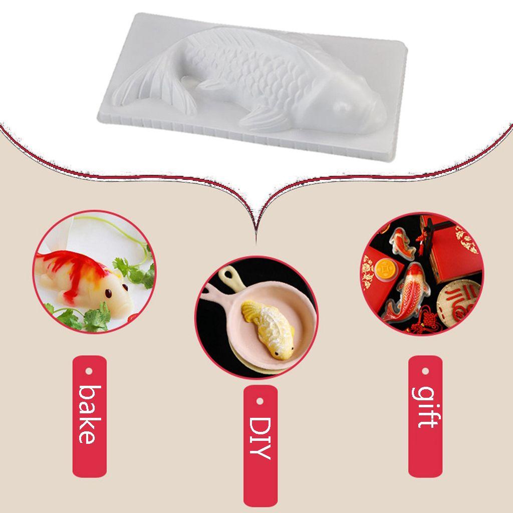 Khuôn Làm Bánh Hình Cá S / M / L Bằng PP