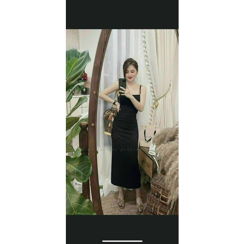 Váy maxi body chất cotton sang chảnh. | BigBuy360 - bigbuy360.vn