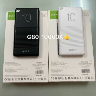 Cục sạc dự phòng Tích điện chính hãnh Golf G80 dung lượng 10000 mAh
