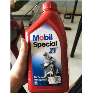 Nhớt Mobil Special 2T có mùi thơm