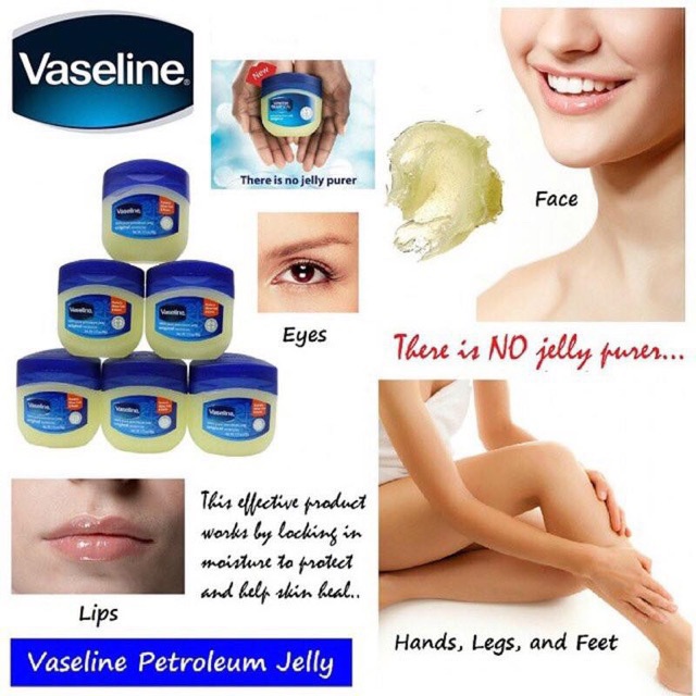 Vaseline dưỡng da đa công dụng 7g(lip dành riêng môi)/ 49g/50g/368g